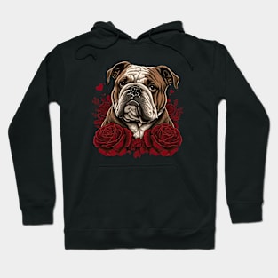 Valentine's Day Bulldog Hoodie